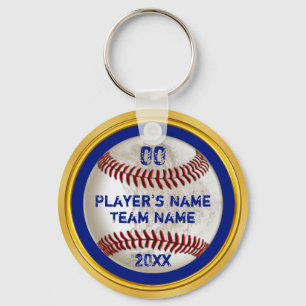 Llavero Regalos personalizados de béisbol baratos azules y