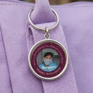 Llavero Regalos Personalizados de Jubilación Feliz para En