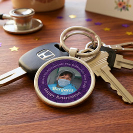 Llavero Regalos Personalizados de Jubilación para Enfermer