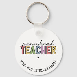 Llavero Regalos personalizados de profesores de preescolar