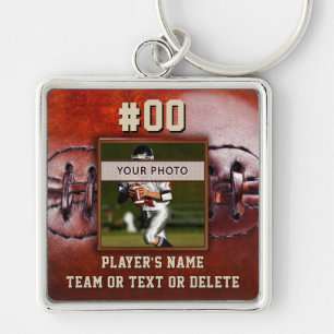 Llavero Regalos personalizados para jugador de fútbol amer