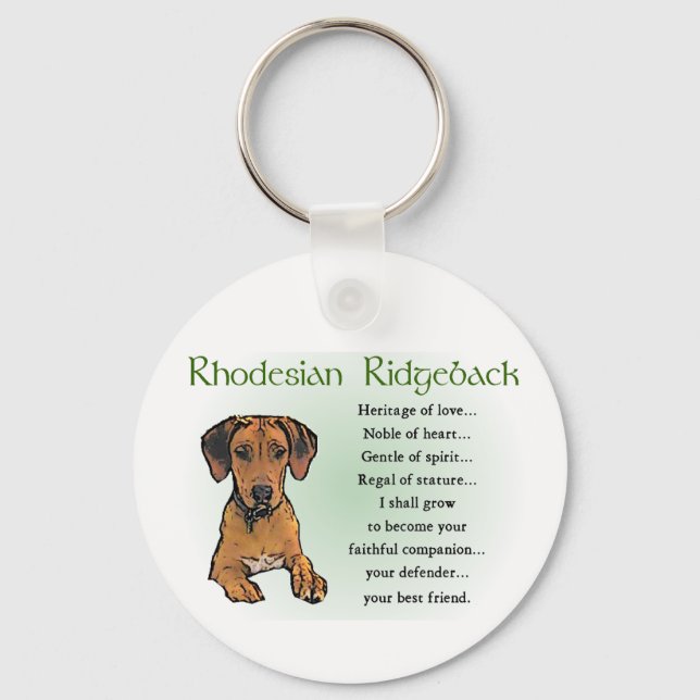 Llavero Regalos Ridgeback Rhodsi (Anverso)