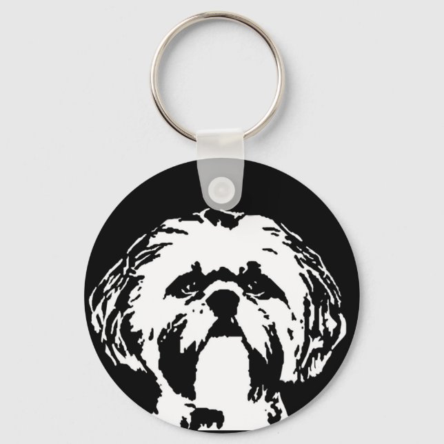 Llavero Regalos Shih Tzu - Keychain (Anverso)