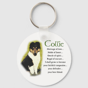 Llavero Regalos Tri Color Rough Collie