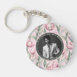Llavero Regalos únicos Personalizados Foto Tulipán