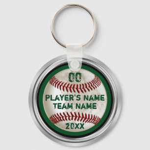 Llavero Regalos verdes y sucios de béisbol para jugadores