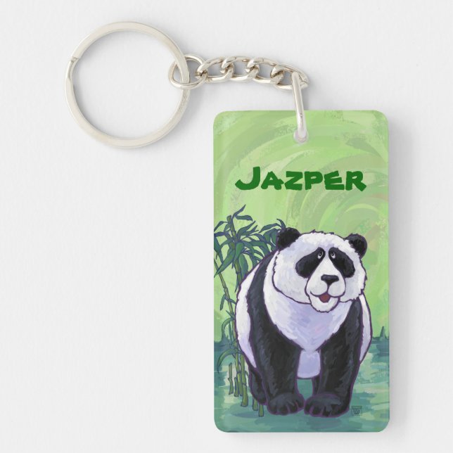Llavero Regalos y accesorios de oso de Panda (Frente)
