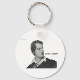 Llavero Regalos y camisetas de Lord Byron "Amor sin alas"