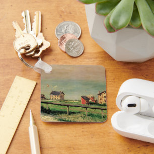 Llavero Regata en Villerville por Gustave Caillebotte