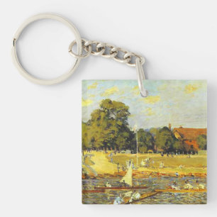 Llavero Regatta en Hampton Court Alfred Sisley Poster