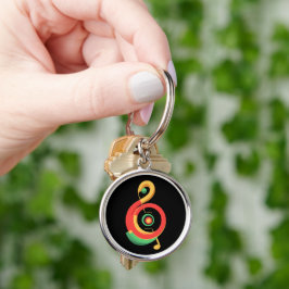 Llavero Reggae Music Clef
