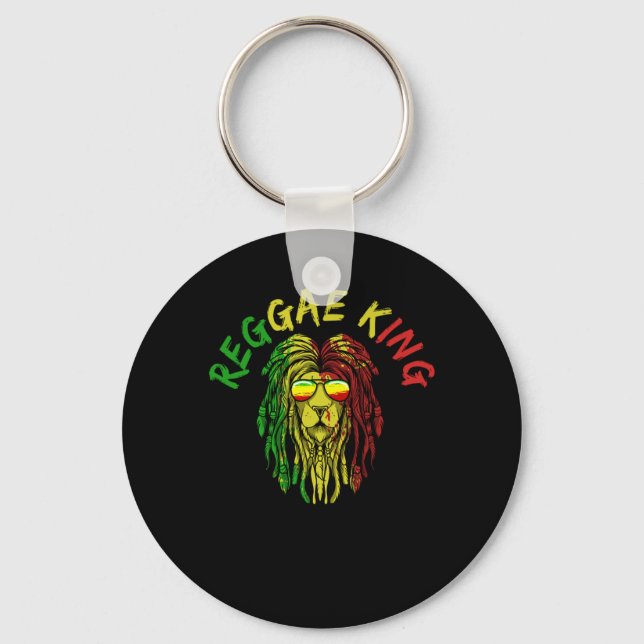Llavero Reggae Rasta Rastafari (Anverso)