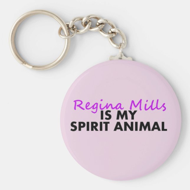 Llavero Regina es mi animal espiritual (Frente)