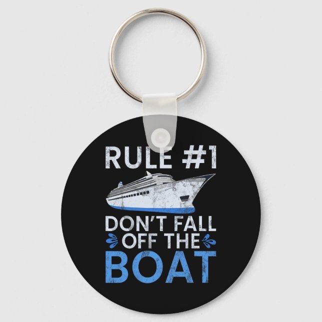 Llavero Regla #1: No caigan en el crucero familiar (Anverso)