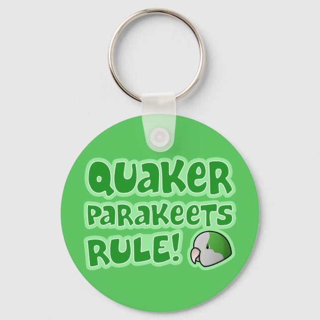 Llavero Regla de Parakeets Quaker (Anverso)