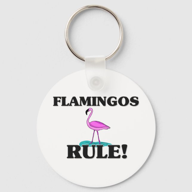 Llavero ¡Regla FLAMINGOS! (Anverso)