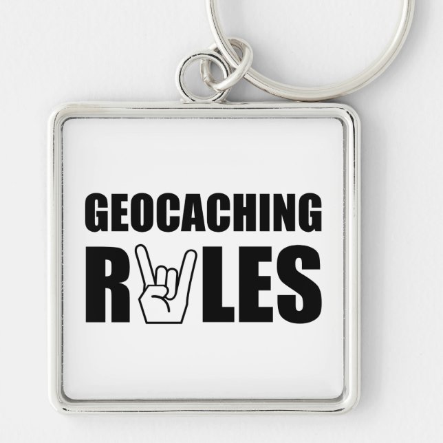 Llavero Reglas de Geocaching (Frente)