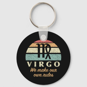 Llavero Reglas divertidas de Virgo Zodiac