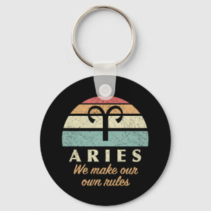 Llavero Reglas Divertidas del Zodíaco de Aries