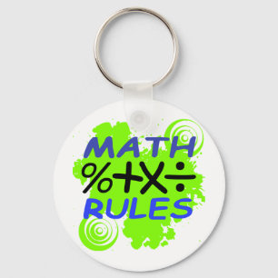 Llavero Reglas matemáticas