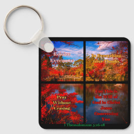 Llavero Regocijarse, Rezar, Dar Gracias