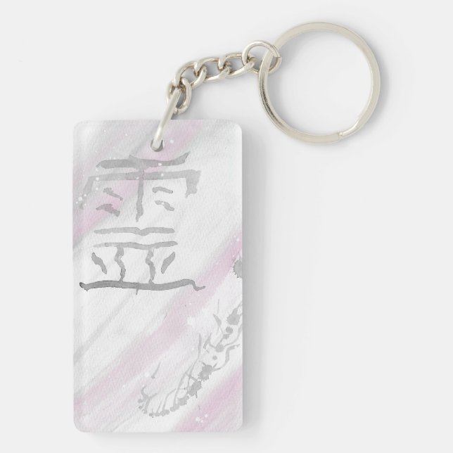 Llavero Rei (Ghost) Kanji Gothic (Atrás)