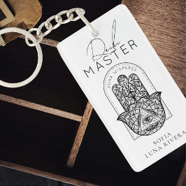 Llavero Reiki Master Hamsa Hand Evil Eye Yoga Therapist