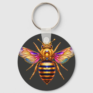 Llavero Reina Abeja Con Corona