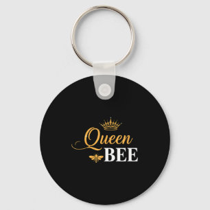 Llavero Reina abeja corona escritura naturaleza femenina a