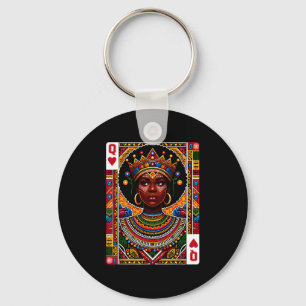Llavero reina africana carta melanina orgullo negro blm