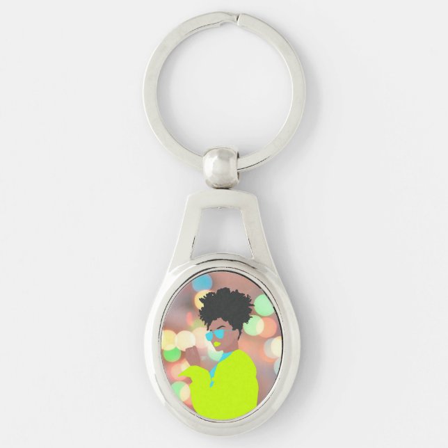 Llavero Reina bailarina. (Anverso)