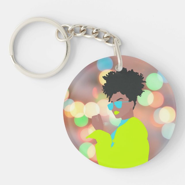 Llavero Reina bailarina. (Frente)