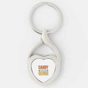 Llavero Reina de Caramelo de Maíz Diseño de Camiseta Vinta