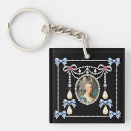 Llavero Reina de Francia inspirada en Marie Antoinette