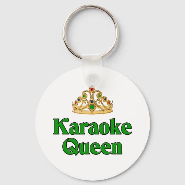 Llavero Reina de Karaoke (Anverso)