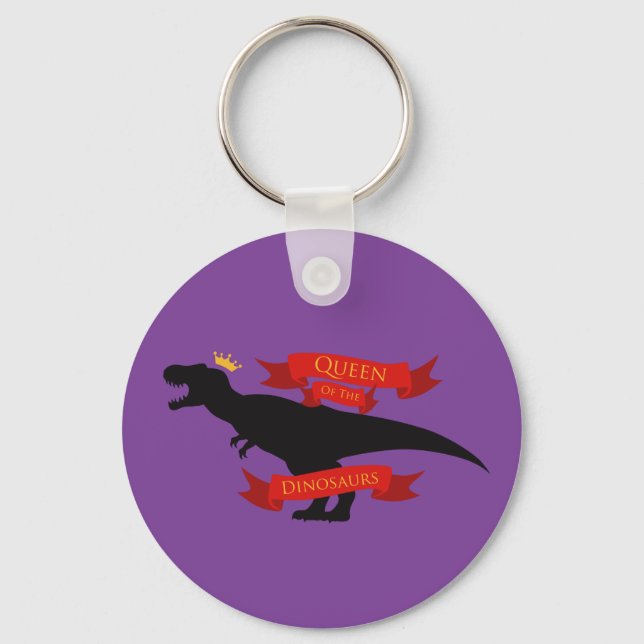 Llavero Reina de los dinosaurios (Anverso)