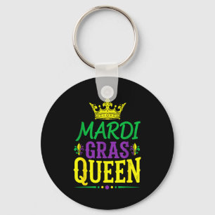 Llavero Reina de Mardi Gras de mujeres Carnaval Bufón Cuen