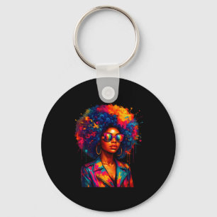 Llavero Reina de mujeres negras Afro Africana Melanina Got