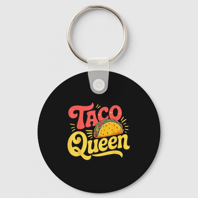 Llavero Reina de tacos  (Anverso)