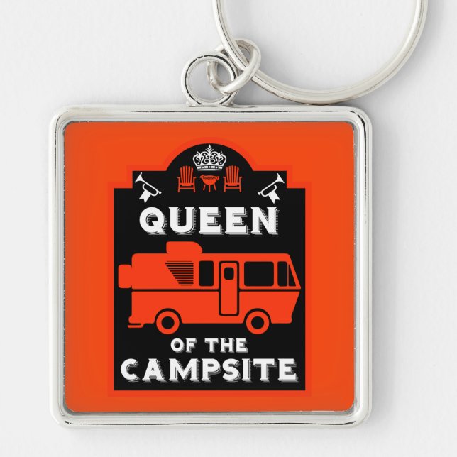 Llavero Reina Del Campamento (Frente)