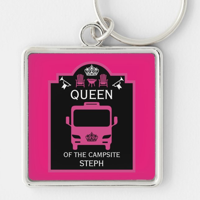 Llavero Reina Del Campamento (Frente)