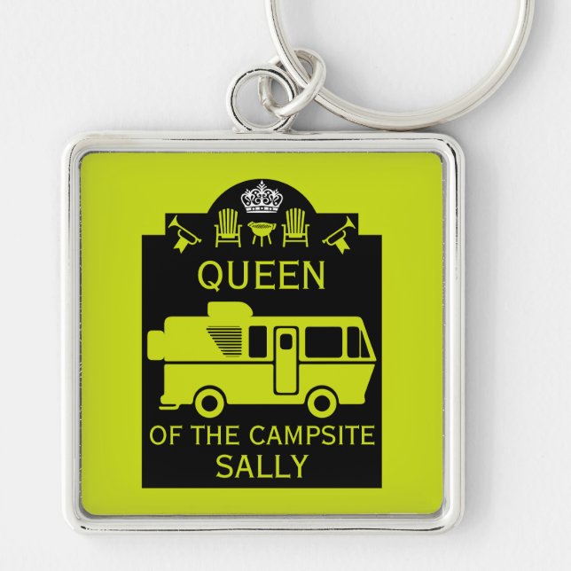 Llavero Reina Del Campamento (Frente)