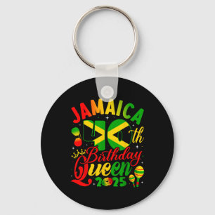 Llavero Reina del cumpleaños número 40 Jamaica Chica Fiest