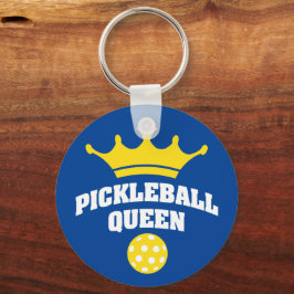 Llavero Reina del futbol con cadena de llaves