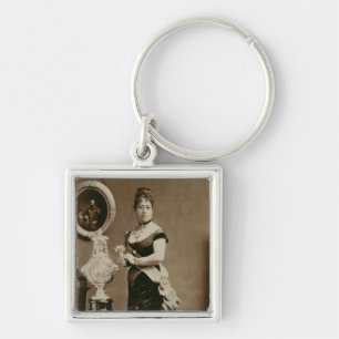 Llavero Reina Emma (1836-85) (fotografía de la sepia)