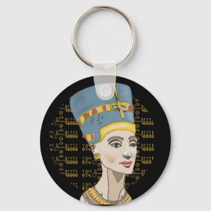 Llavero Reina Nefertiti con Cartouche