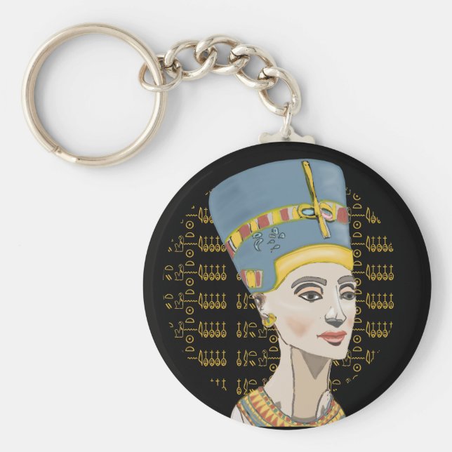Llavero Reina Nefertiti con Cartouche (Frente)