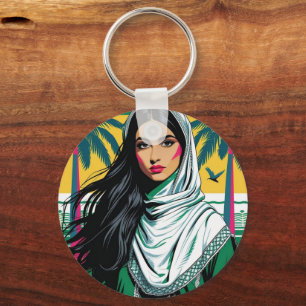 Llavero "Reina pop saudita - Audaz patrimonio artístico de