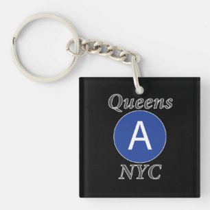 Llavero Reinas tren A de NYC