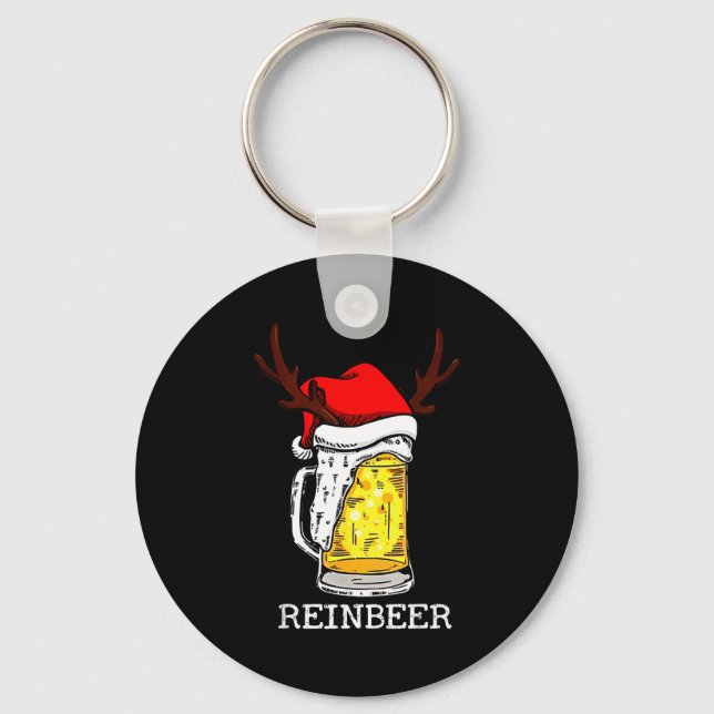 Llavero Reinbeer Winedeer Santa Hat Reindeer Couple Xmas M (Anverso)